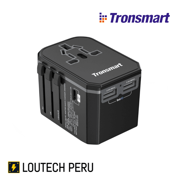 TRONSMART - Adaptador de viaje universal 33W (WCP05)