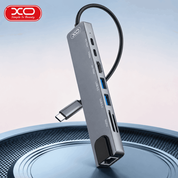 Hub USB Tipo C multifunción XO HUB003 para laptop y PC