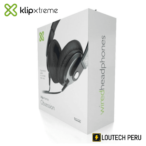 Auricular KlipXtreme con cable y micrófono integrado para llamadas, clases virtuales y música
