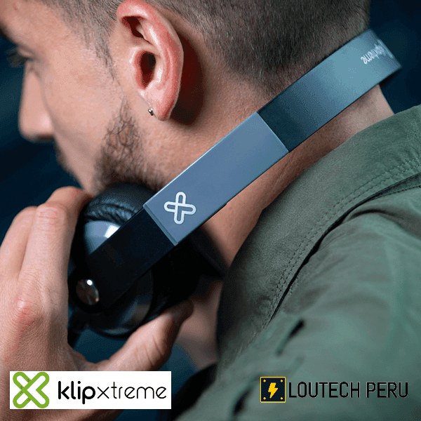 Auricular KlipXtreme con cable y micrófono integrado para llamadas, clases virtuales y música
