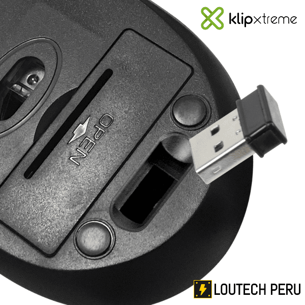 KLIP XTREME - Mouse Inalámbrico Ergonómico
