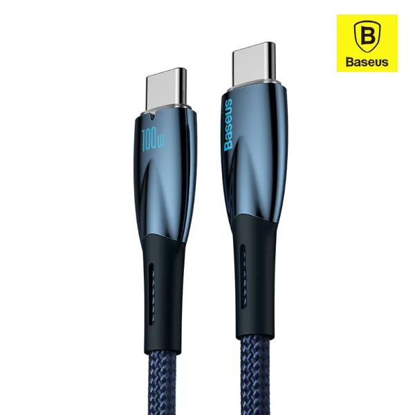 BASEUS - Cable trenzado Tipo C a Tipo C 100W