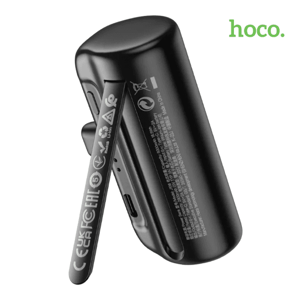Power Bank HOCO J106 de 5000 mAh con conector Lightning integrado para iPhone