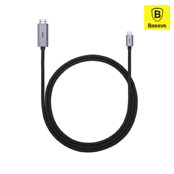 Cable Baseus HDMI a Tipo C de 2 metros con soporte 4K para laptops, tablets y smartphones