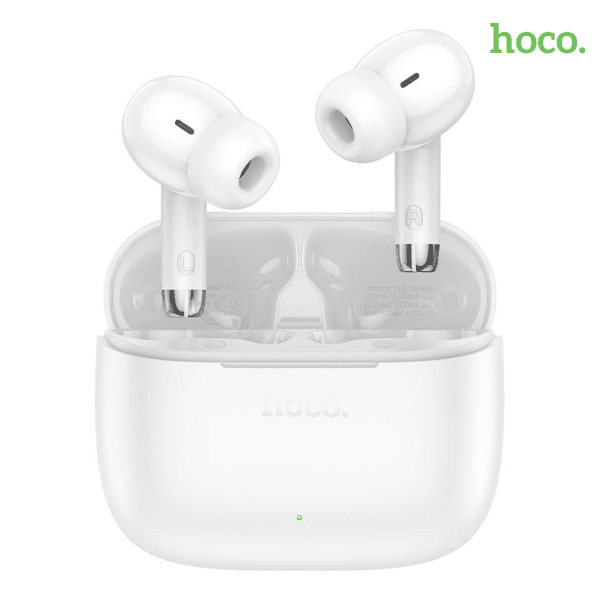 Auriculares inalámbricos HOCO EQ2 con Bluetooth y estuche de carga compacto