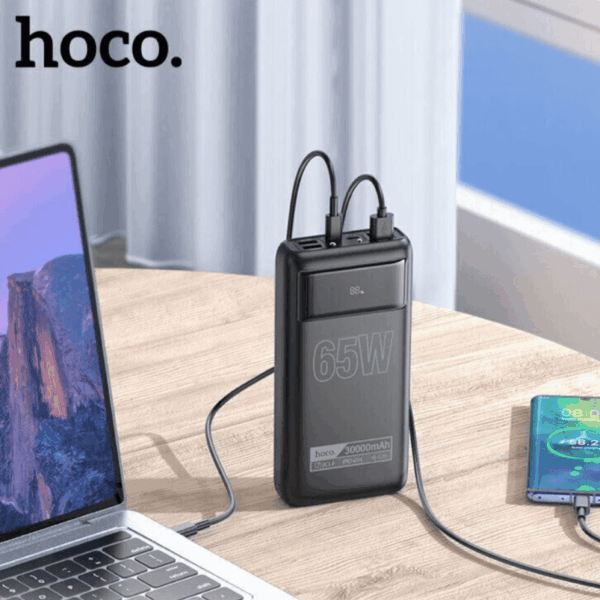 Power Bank HOCO DB81 30000 mAh 65W PD con carga rápida en Perú