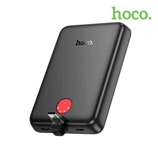 HOCO Power Bank 10000 mAh Tipo C Magnético J133A color negro batería externa portátil Perú