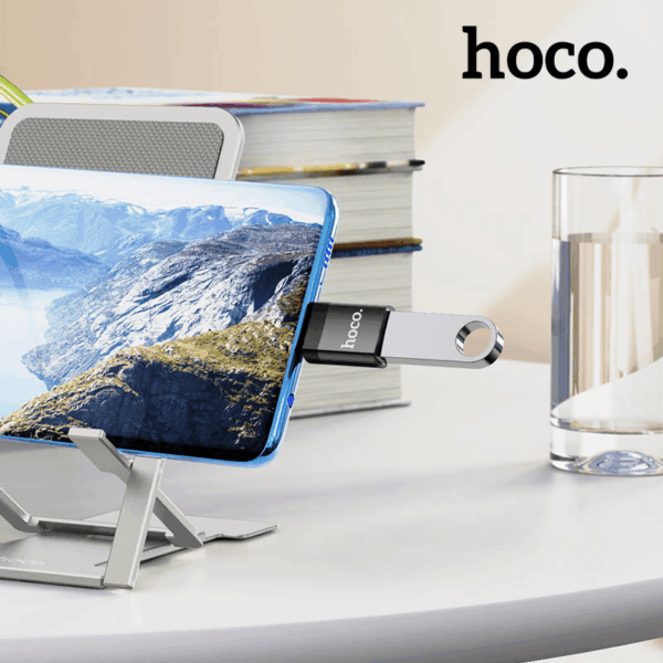 Adaptador HOCO UA17 Tipo C a USB para celulares, laptops y accesorios en Perú