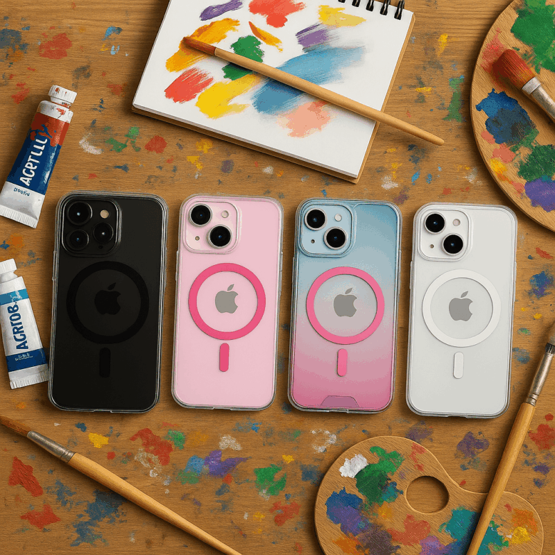 Case protector compatible con iPhone con MagSafe