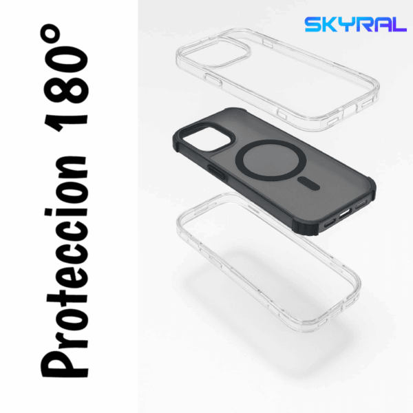 Case protector compatible con iPhone con MagSafe