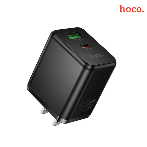 cargador rápido 30W HOCO C157 PD y QC