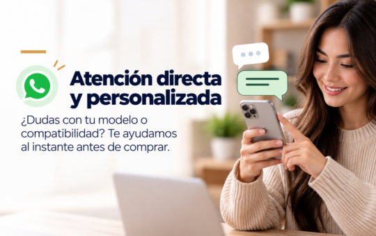 Atención directa y personalizada por WhatsApp en Loutech Perú para resolver dudas sobre modelos y compatibilidad antes de comprar.